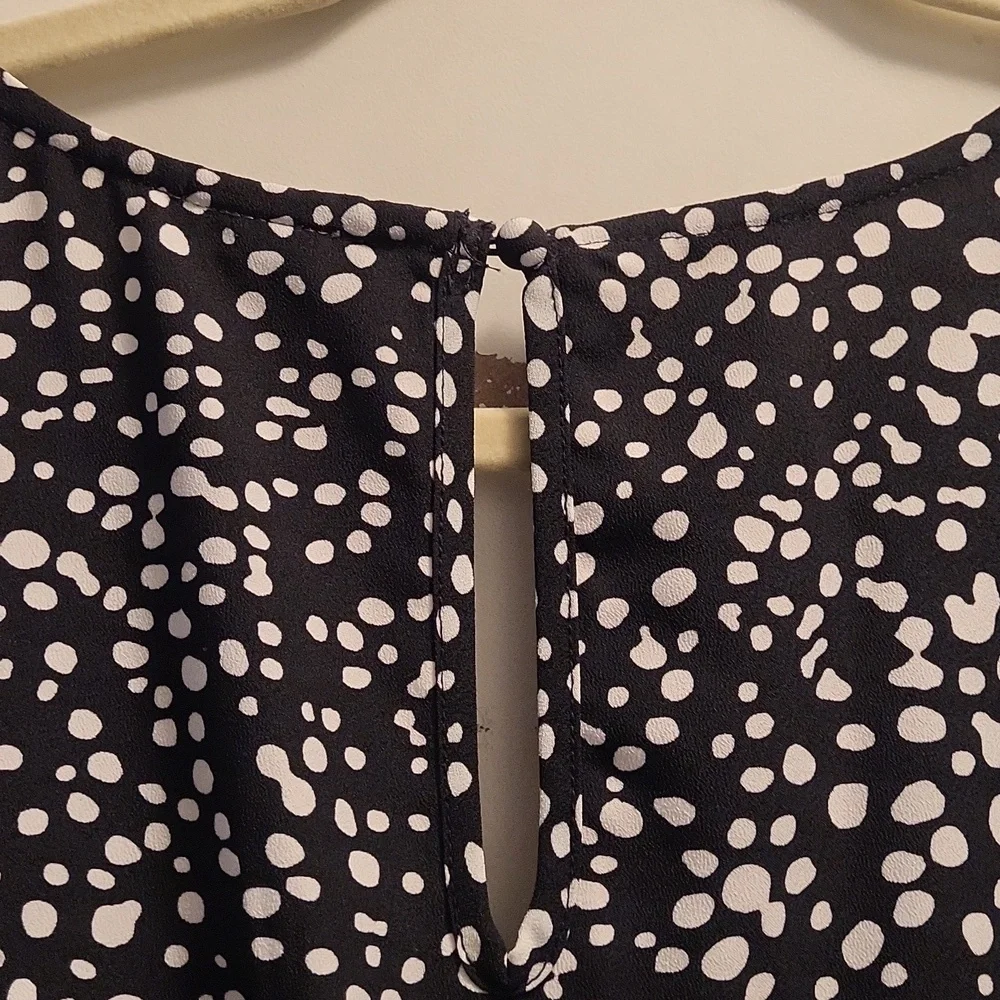 Scoop Black and White Polka Dot 👗 dress - Picture 6 of 6